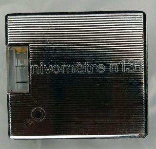 Vtg Stanley Mabo Nivometre N131 Tape Measure,  Level Made In France