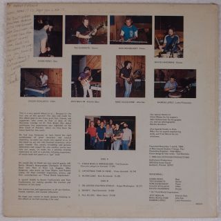 TED SHUMATE & DANN RENO Quintet: Hurricane FLORIDA Private JAZZ VINYL LP 2