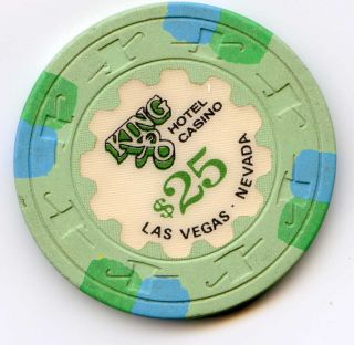 $25.  00 Chip.  King 8 Hotel / Casino.  Las Vegas,  Nevada.
