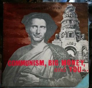 Very Rare 1970 Colonel Curtis B.  Dall " Communism,  Big Money & You " Lp - Nm