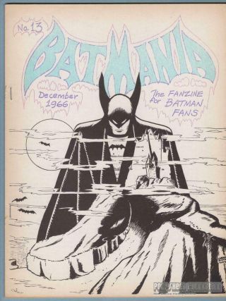 Batmania 13 Comic Fanzine Biljo White Batman Tv Show Serials Kurtzman Zine 1966
