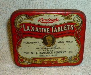 Rawleighs Laxative Tablets Tin - Melbourne,  Australia