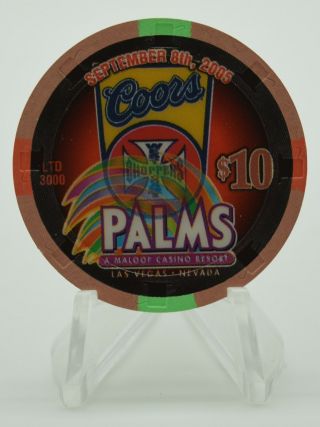 Palms $10 Casino Chip Las Vegas Nevada H&c Paul - Son Mold 2005 Choppers