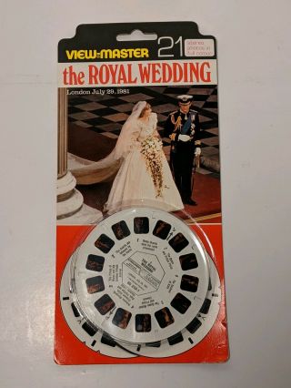 Vintage View Master Reels - The Royal Wedding,  Princess Di,