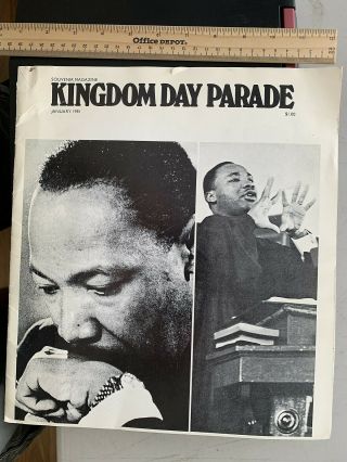Kingdom Day San Diego Parade Sovenir Martin Luther King Jr Final Sermon Wonder