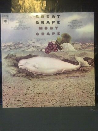 Moby Grape Great Grape Album 1972 Lp.  Vinyl Near Cover Near