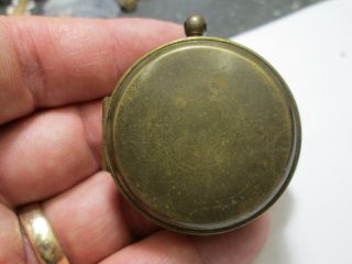 Early Pocket Watch Style Us Compass