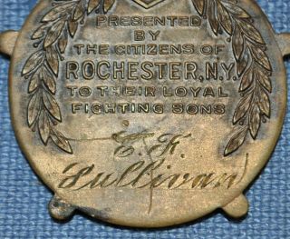 Named 1918 World War I Service Medal - Rochester,  N.  Y. 3