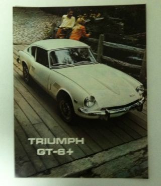 Triumph Gt - 6,  1969 Dealer Sales Brochure