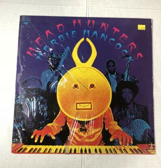 Herbie Hancock Head Hunters Lp 1973 Kc 32731 Columbia Vinyl Vg,  Shrink Record