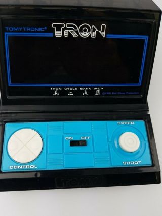 Vintage 1981 Tron Tomy Tomytronic Disney Tabletop Electronic Handheld Video Game 2