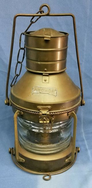 Anchor Ship Lantern Lamp Nautical Boat Light