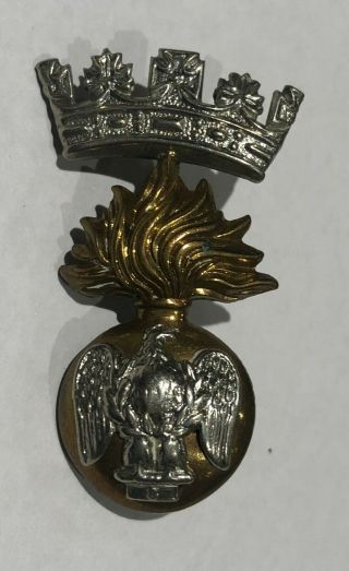 Ww1 British Army Military Cap Badge Royal Irish Fusiliers