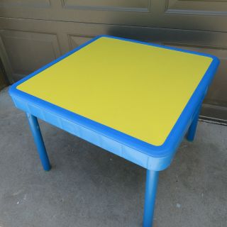 Vintage Fisher Price Arts Crafts Table Only 1985 - Sturdy Todler Table