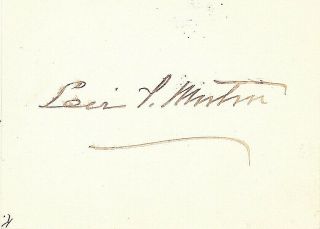 Levi P.  Morton.  Benjamin Harrison 