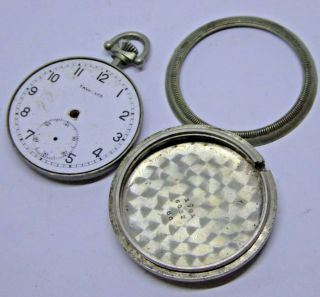 Vintage Tavannes Hand Winding Mechanical Pocket Watch Ref B