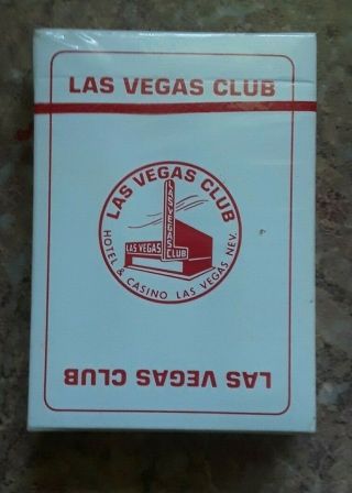 Vintage Deck Of Cards Las Vegas Club Hotel And Casino