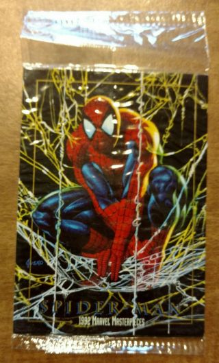 1992 92 Marvel Masterpieces Prototype 3 Cards Spider - Man Hulk Wolverine