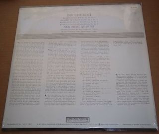 Music Quartet BOCCHERINI Quartets - Columbia Special Products P 14178 2