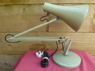 Vintage Retro Industrial 1970s Green Anglepoise Lamp Model 90 Desk Light