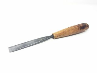 Antique S.  J.  Addis / W.  P.  Trademark 5/8 " No.  3 Sweep Shallow Gouge Chisel