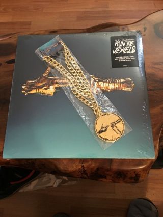Run The Jewels 3 On Vinyl With Gold Colored Pendant And Chain