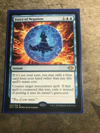 Force Of Negation - Mtg Magic The Gathering Card Nm/mint
