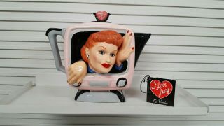 I Love Lucy Teapot Ceramic Tv 1996 Vandor Lucille Ball