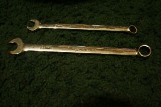 2 Pc Snap On Tools 13mm 10mm Combo Wrench