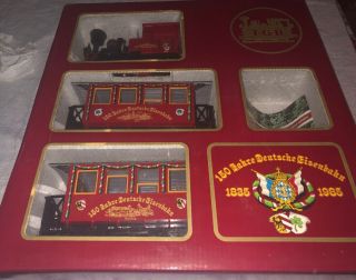 Vintage L.  G.  B.  20150us 150 Year Jahre Deutsche Eisenbahnen Set Set (1835 - 1985)