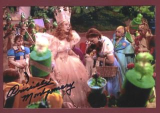 Priscilla Montgomery (rare) Wizard Of Oz Munchkin Signed 4x6 Photo C15758