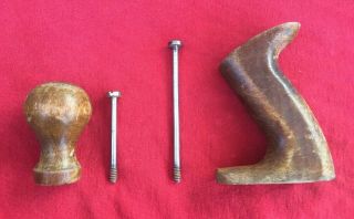 Vintage Knob,  Tote & Steel Rods For A Millers Falls Bench Plane
