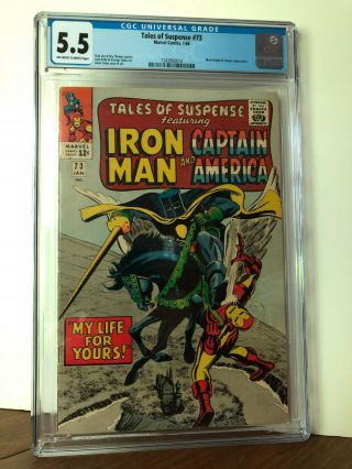 Tales Of Suspense 73 (jan 1966,  Marvel) Cc 5.  5 Iron Man Captain America