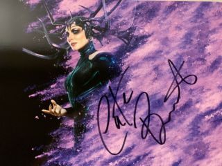 Cate Blanchett Autographed 8”x10” Color Photograph As Hela In Thor: Ragnarok