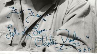 Charlie Drake English Comedian Signed 1960s 8 x 10 Photograph 2
