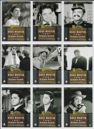 Rittenhouse Wild Wild West MASTER OF DISGUISE SET M1 - M9 Complete Season One 2000 2