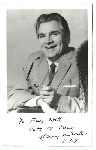 Harry Worth English Comedy Actor.  Signed Photograph