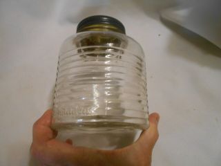 vintage Nash ' s drip grind coffee glass jar storage jar 3