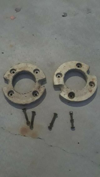 Vintage Ih,  Cub Cadet Wheel Weights For 12 " Wheels With 4 Bolts 25 Lbs Each