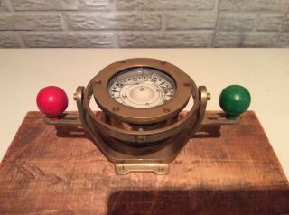 Antique Coubro & Sutton London Marine Maritime Ship Lifeboat Compass