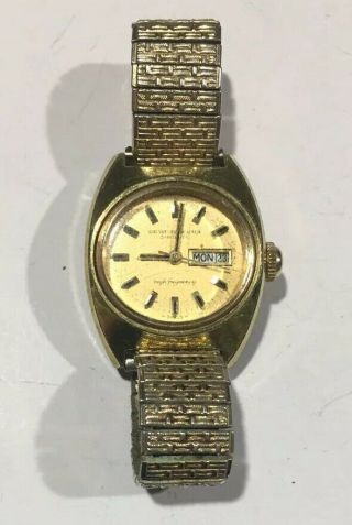 Men’s Vintage Girard Perregaux Gyromatic High Frequency Gold Filled Swiss Watch