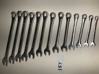 Vintage S - K Tools 13 Pc Open / Box End Combination Wrench Set 1/4 " - 1 " Usa