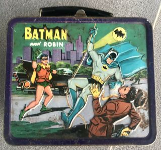 Rare 1966 Batman And Robin Lunchbox