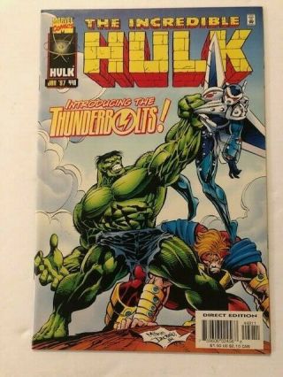 Incredible Hulk 449 (marvel) 1st Thunderbolts Key Movie Hot