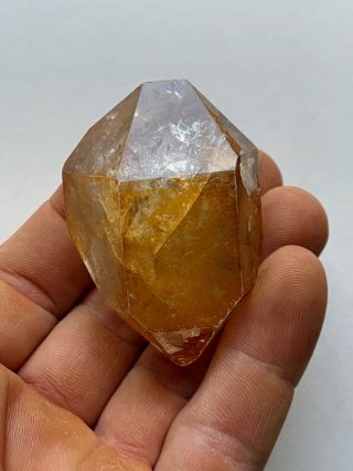 Authentic 57mm Herkimer Diamond Quartz Crystal Golden Healer,  Shape
