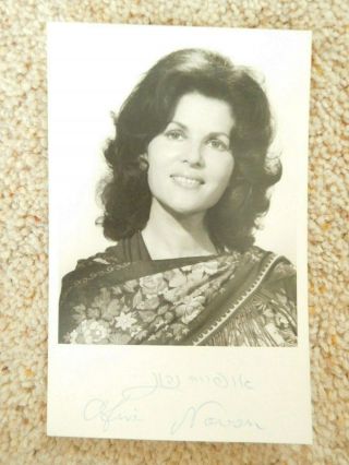 Ofira Navon - Wife Of President Navon Of Israel - Good Signed Photo