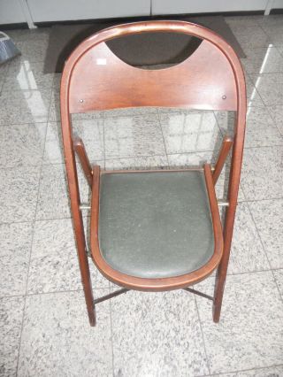 Antique 1920s Vintage Solid Kumfort Louis Rastetter & Sons Wood Folding Chair