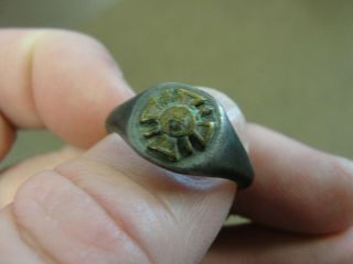 Rare Vintage Military Ring Size 9 1/4