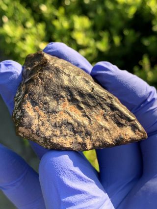 Meteorite Nwa,  Unclassified 56.  09 Grams,  Regmaglypted Individual