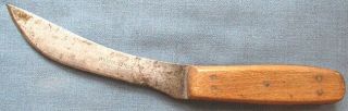 Vintage C.  1890 " Nichols Bros.  /warranted Tool Steel " Butcher/skinning Knife